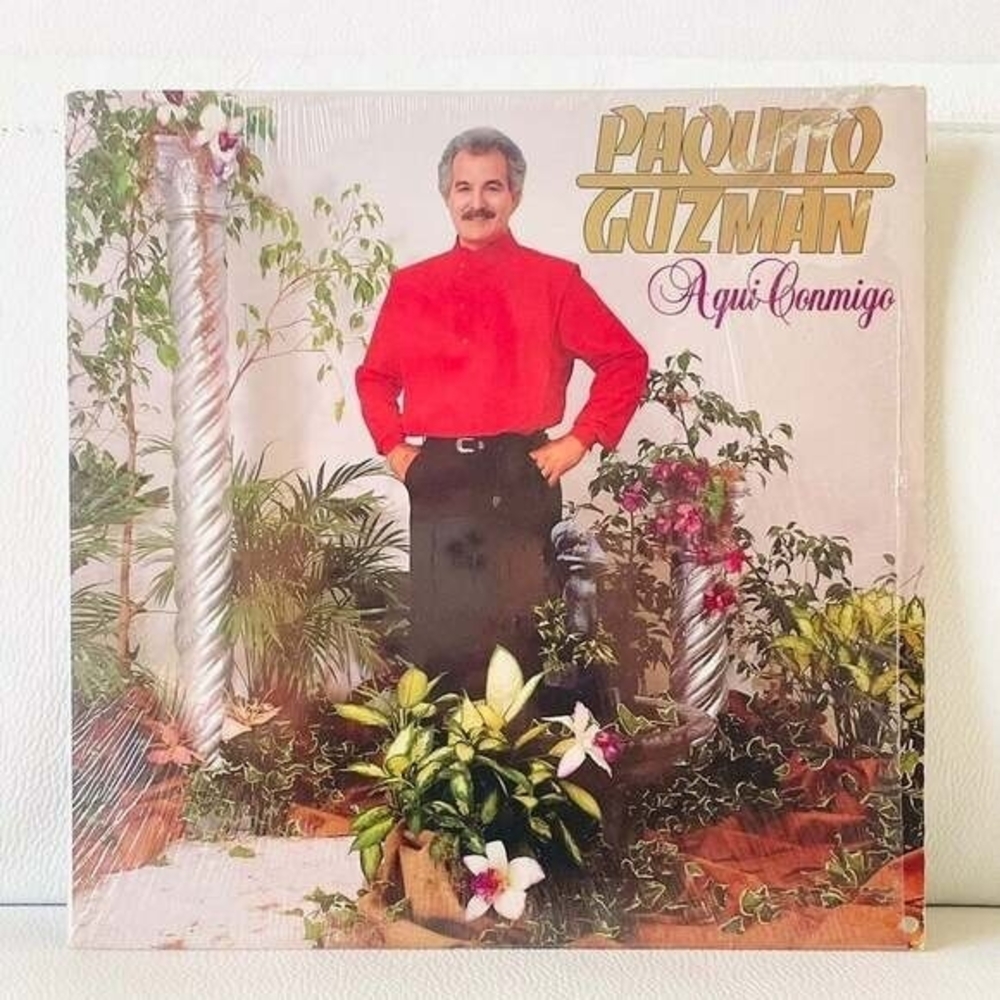LP Paquito Guzman - Aqui Conmigo Vinyl Record